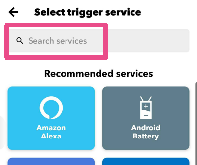 Search services